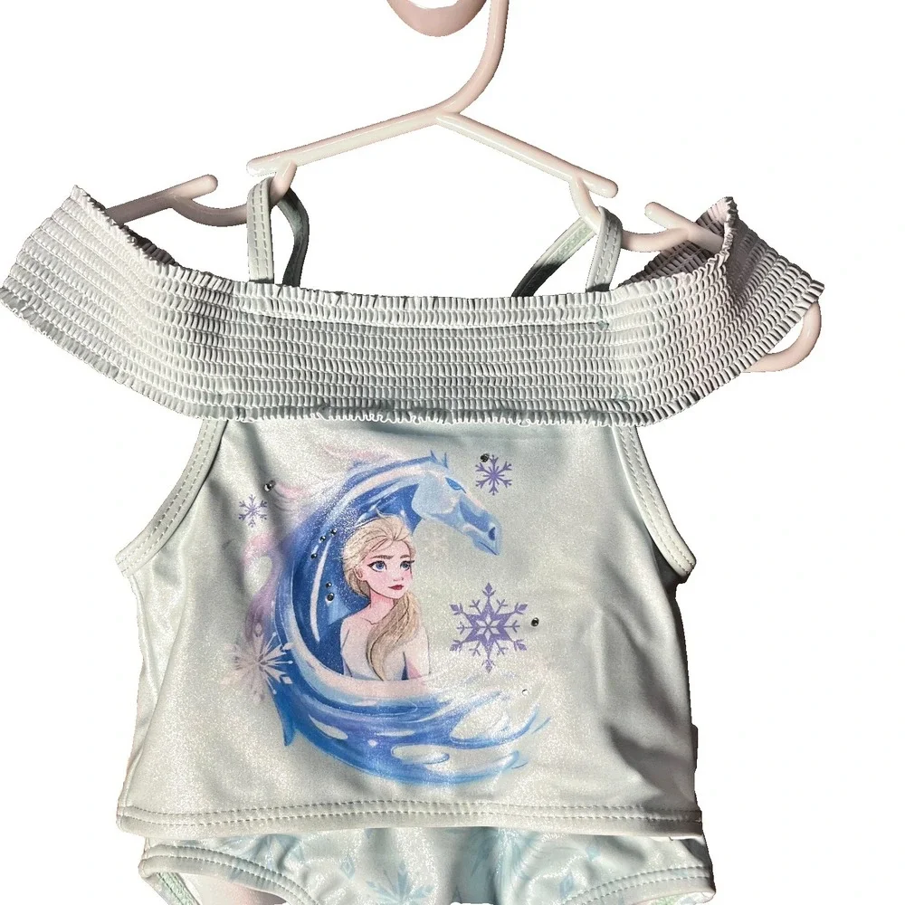 Disney Princess Elsa Bathing Bikini Size‎ 5/6 New